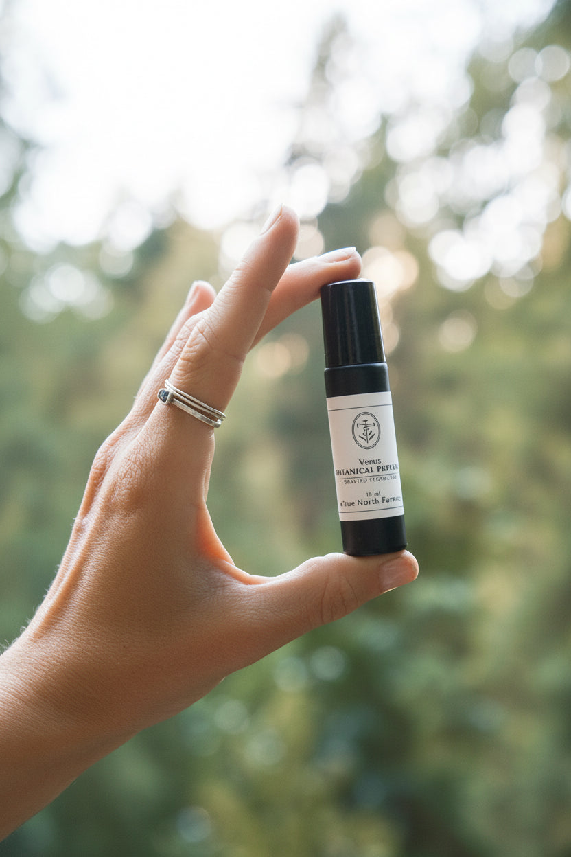 Rollerball, essential oil blend, floral, exalted, yin